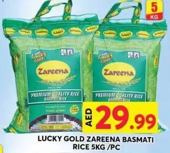 Grand Hyper Market LUCKY GOLD ZAREENA BASMATI RICE 5KG/PC offer