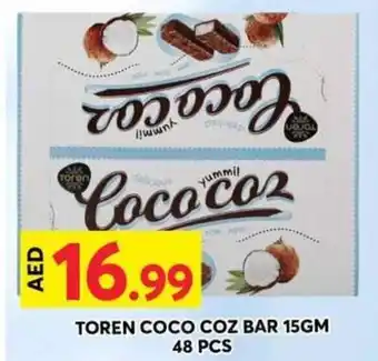 Grand Hyper Market TOREN COCO COZ BAR 15GM 48 PCS offer