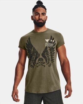 Under Armour Men's project rock cutoff t-shirt offer
