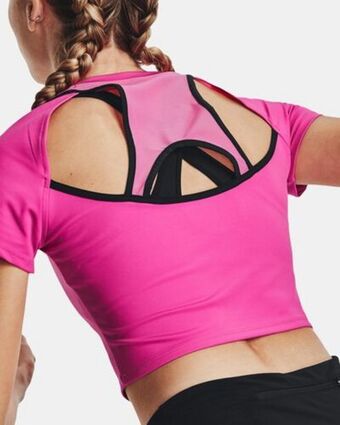 Under Armour Women's ua run anywhere crop short sleeve offer