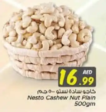 Nesto Nesto Cashew Nut Plain 500gm offer
