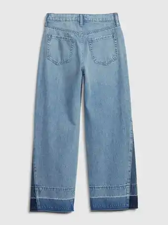 GAP Kids low stride patchwork jeans with washwell offer
