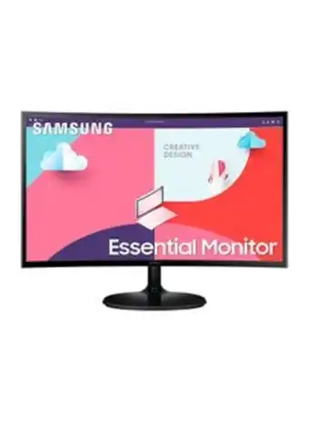 Noon 24 inch essential curved monitor, 75hz amd freesync, gameing compatable, s3 s36c ls24c360 black offer