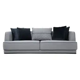 Homes R Us Cardiff 3-seater sofa, grey offer
