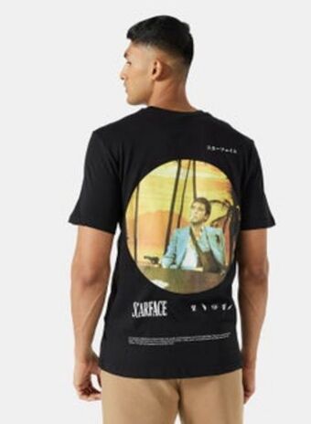 Noon Scarface graphic crew neck t-shirt offer