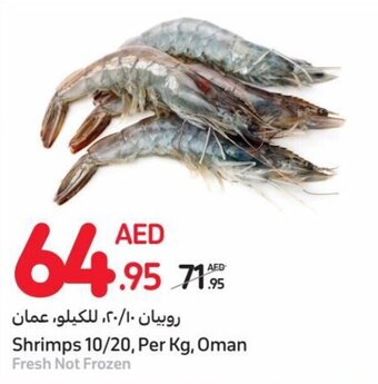 Carrefour Shrimps 10/20, Per Kg, Oman offer