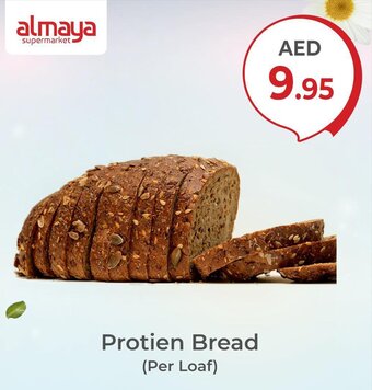 Almaya supermarket Protien Bread (Per Loaf) offer