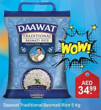 Al Madina Hypermarket Daawat Traditional Basmati Rice 5 Kg offer