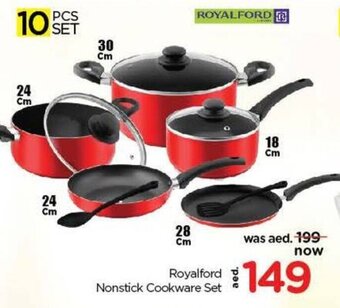 Nesto Royalford Nonstick Cookware Set offer