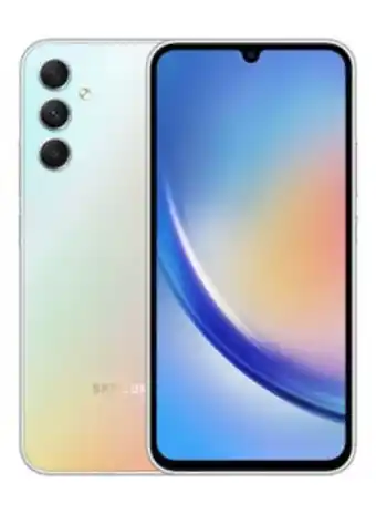 Noon Galaxy a34 dual sim awesome silver 8gb ram 128gb 5g - middle east version offer