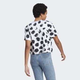 Adidas Essentials 3-stripes single jersey crop top offer