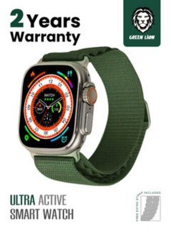 Noon Ultra watch original 49mm smart watch active series with extra strap and wireless charging/ alloy vacuum/ ip68 waterproof/ du offer