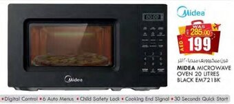 KM Trading MIDEA MICROWAVE OVEN 20 LITRES BLACK EM721BK offer