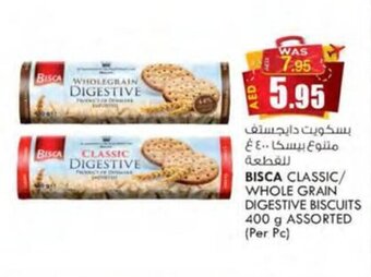 KM Trading BISCA CLASSIC/ WHOLE GRAIN DIGESTIVE BISCUITS 400 g ASSORTED (Per Pc) offer