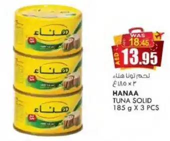 KM Trading HANAA TUNA SOLID 185gx3pcs offer