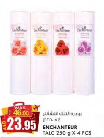 KM Trading ENCHANTEUR TALC 250 g X 4 PCS offer