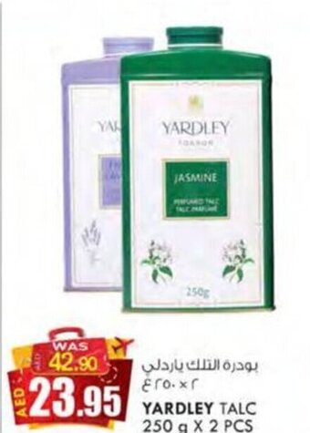 KM Trading YARDLEY TALC 250 g X 2 PCS offer