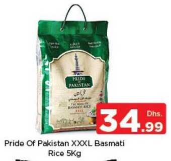 Nesto Pride Of Pakistan XXXL Basmati Rice 5Kg offer