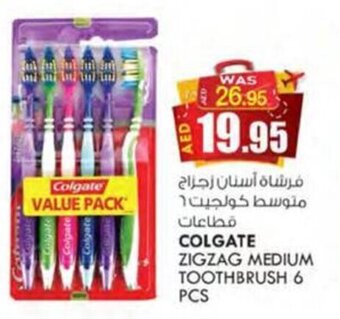 KM Trading COLGATE ZIGZAG MEDIUM TOOTHBRUSH 6 PCS offer