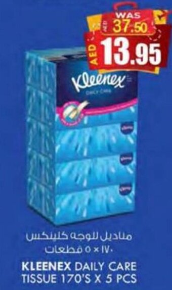 KM Trading KLEENEX DAILY CARE TISSUE 170'S X 5 PCS offer