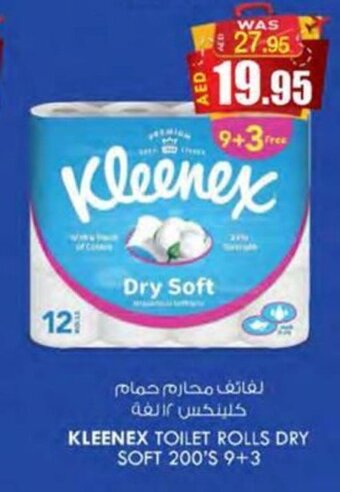 KM Trading KLEENEX TOILET ROLLS DRY SOFT 200'S 9+3 offer