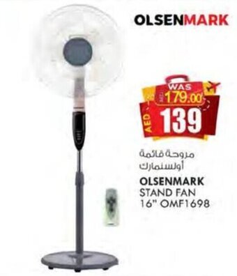 KM Trading OLSENMARK STAND FAN 16" OMF1698 offer