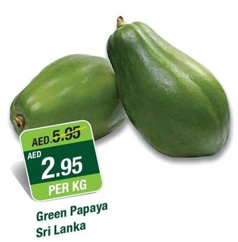 West Zone Supermarket Green Papaya Sri Lanka offer
