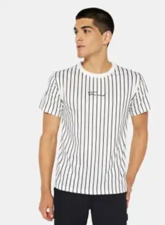 Noon Stripe relaxed crew neck t-shirt offer