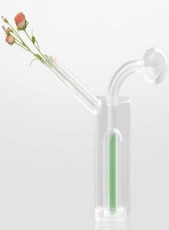 Noon Handmade home decorative mini glass flower vase for home and office offer