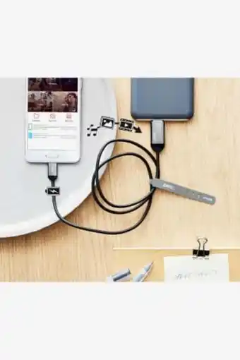 Brands For Less Android backup and charging cables, black and silver offer