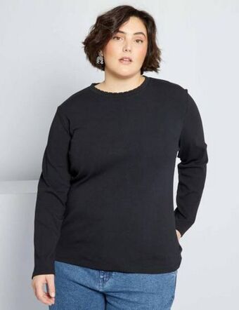Kiabi Ribbed knit t-shirt offer