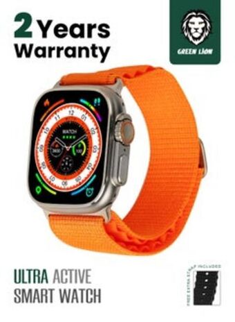 Noon Ultra watch original 49mm smart watch active series with extra strap and wireless charging/ alloy vacuum/ ip68 waterproof/ du offer