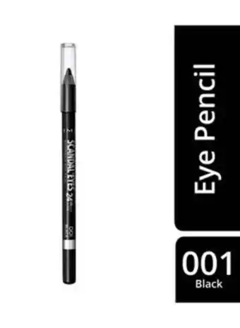 Noon Scandaleyes waterproof kohl kajal pencil eyeliner 1.3 g 001 black offer