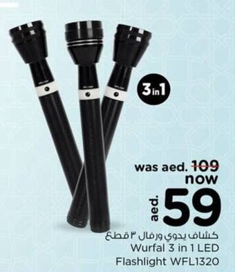 Nesto Wurfal 3 in 1 LED Flashlight WFL1320 offer