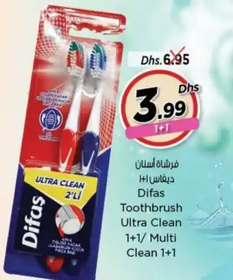 Nesto Difas Toothbrush Ultra Clean 1+1/ Multi Clean 1+1 offer