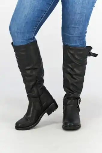 Brands For Less Women sabina m block heel boots, black offer