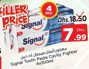 Nesto Signal Tooth Paste Cavity Fighter 4x100ml offer