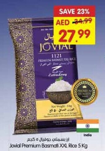 Gala Supermarket Jovial Premium Basmati XXL Rice 5 Kg offer