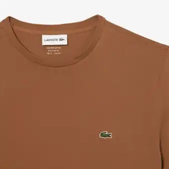 Lacoste Men's crew neck pima cotton jersey t-shirt offer