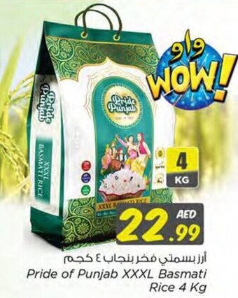 Nesto Pride of Punjab XXXL Basmati Rice 4 Kg offer