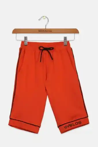 Brands For Less Kids boy drawstring brand logo short, orange offer