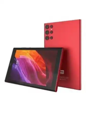 Noon Smart 8 display screen kids tablet android single sim 5g lte zoom and microsoft supported wi-fi and bluetooth red offer