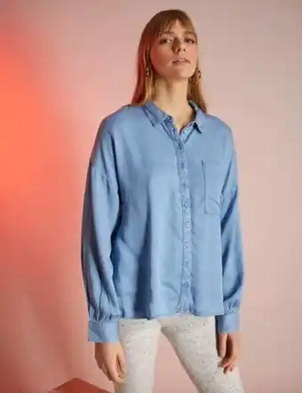 Kiabi Plain flowing lightweight shirt offer