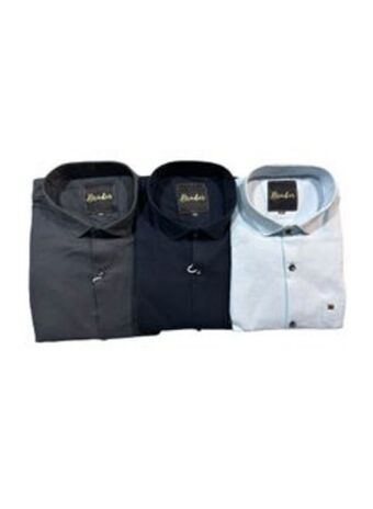 Noon Men’s shirt 3 piece combo set regular fit offer