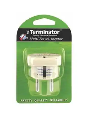 Noon Multi traveler adapter with shutter and indicator eu to universal white offer
