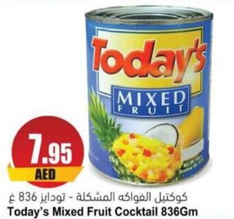 Almaya supermarket Today's Mixed Fruit Cocktail 836Gm offer