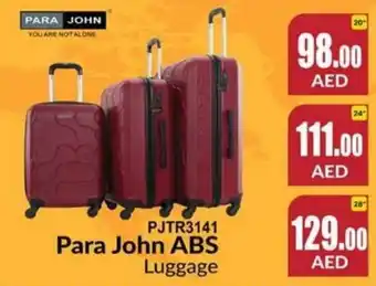Almaya supermarket PJTR3141 Para John ABS Luggage offer