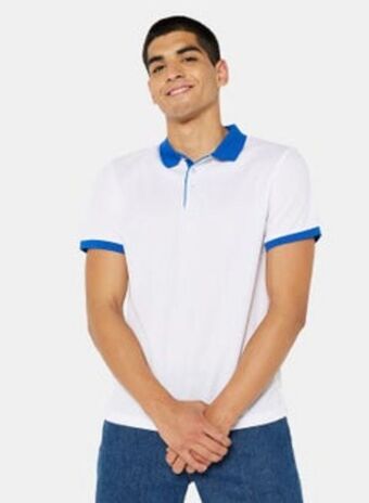 Noon Basic collared pique polo offer