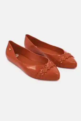 Brands For Less Women flower meld ballerina flats, red offer