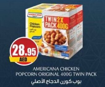 Almaya supermarket AMERICANA CHICKEN POPCORN ORIGINAL 400G TWIN PACK offer